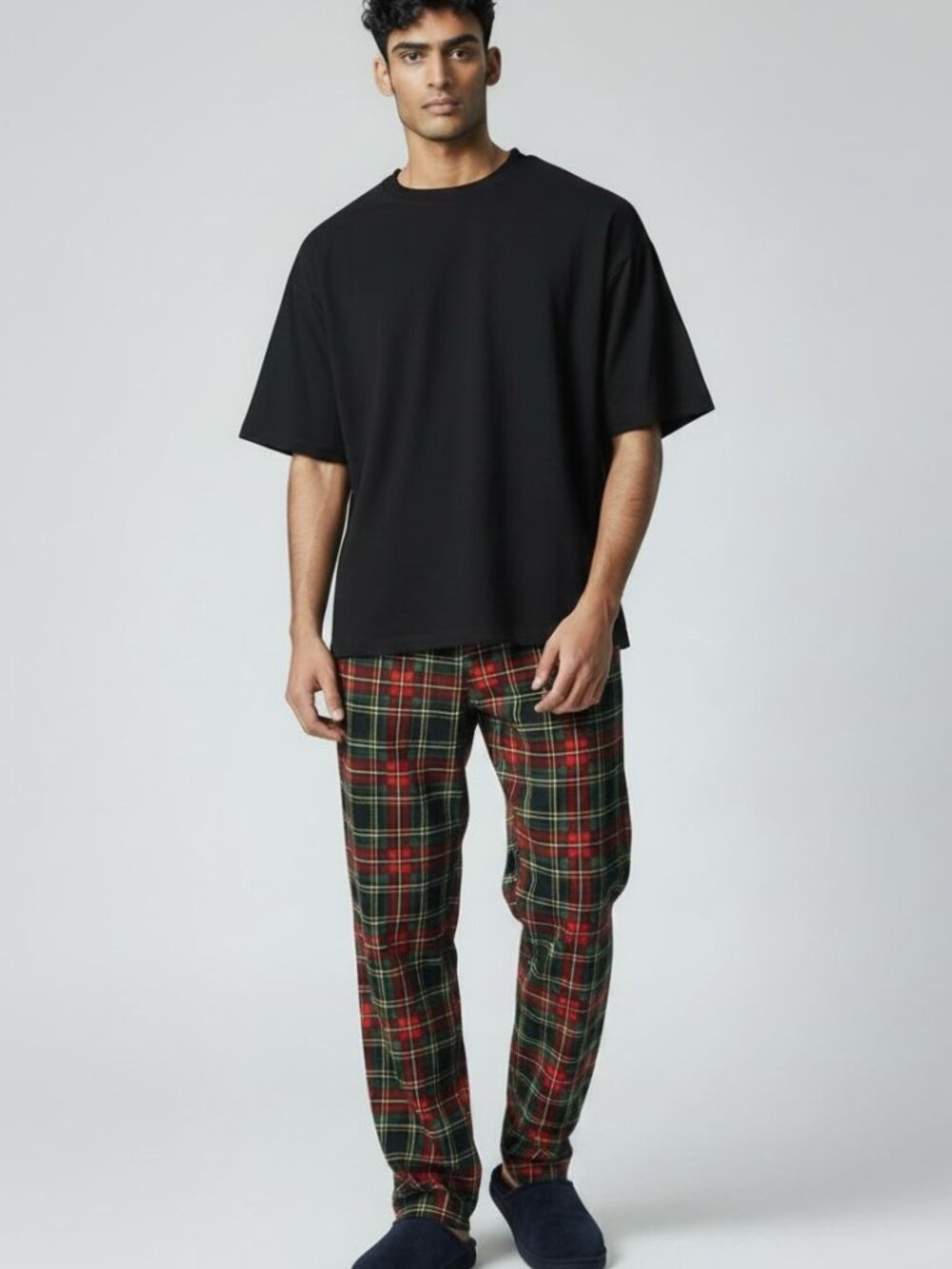 MeUndies Mens Red Plaid Pajama Pants Size L Large